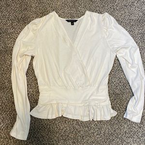 Banana republic ivory top size xs